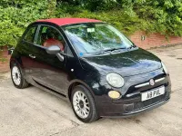 Used Fiat 500C Pop 2011 Black Cabriolet