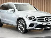 Used Mercedes GLC220 AMG line 170 HP (125 kW) 2018 Silver SUV