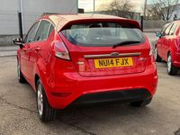 Used Ford Fiesta Zetec 2014 Red Hatchback