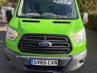 Used Ford Transit 100 HP (73 kW) 2016 Green Cabriolet
