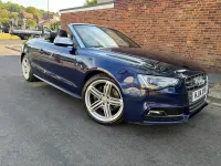 Used Audi A5 Cabriolet Comfort 272 HP (200 kW) 2014 Blue Cabriolet