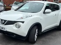 Gebraucht Nissan Juke Acenta 117 PS (86 kW) 2013 Weiß SUV