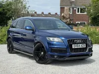 Used Audi Q7 S-line plus 340 HP (250 kW) 2014 Blue SUV