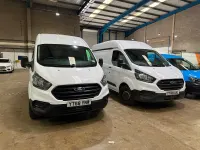 Used Ford Transit Custom 105 HP (77 kW) 2018 Green Van