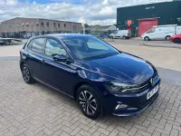 Begagnad VW Polo United 95 HK (69 kW) 2020 Blå Halvkombi
