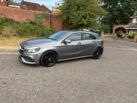 Used Mercedes A160 AMG line 102 HP (75 kW) 2017 Grey Hatchback