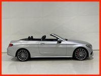Used Mercedes C250 AMG line 204 HP (150 kW) 2018 Silver Cabriolet