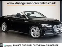 Used Audi A5 Cabriolet S-Line 187 HP (137 kW) 2017 Black Cabriolet