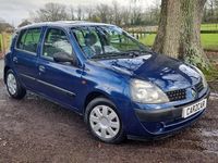 Used Renault Clio II Expression 2002 Blue Hatchback