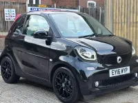 Used Smart ForTwo Cabrio Premium 71 HP (52 kW) 2016 Black Cabriolet