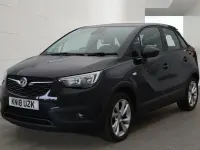 Used Vauxhall Crossland X S 99 HP (72 kW) 2018 Black SUV