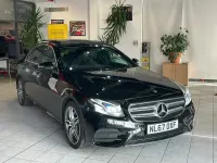 Used Mercedes E220 AMG line 191 HP (140 kW) 2017 Black Sedan