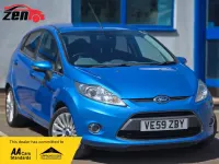 Used Ford Fiesta Titanium 70 HP (51 kW) 2010 Blue Hatchback