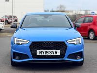 Used Audi A4 Black Edition 245 HP (180 kW) 2019 Blue Sedan