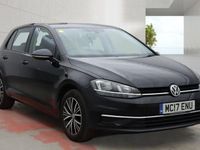 Used VW Golf VII SE 125 HP (91 kW) 2017 Black Hatchback