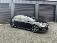 Used VW Golf VII R-line 150 HP (110 kW) 2017 Black Hatchback