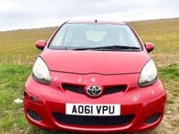 Used Toyota Aygo 68 HP (50 kW) 2011 Red Hatchback