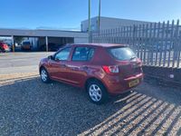 Used Dacia Sandero Ambiance 2015 Red Hatchback