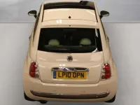 Used Fiat 500 Lounge 69 HP (50 kW) 2010 White Hatchback