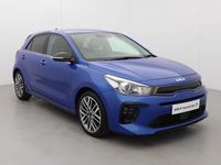 Used Kia Rio GT-Line S 101 HP (74 kW) 2023 Blue Hatchback