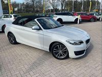 Used BMW 218 Sport Line 134 HP (98 kW) 2017 White Cabriolet