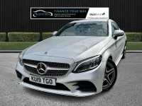 Used Mercedes C220 AMG line 194 HP (142 kW) 2019 Silver Coupe