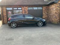 Used Mercedes A180 AMG line 121 HP (88 kW) 2016 Black Hatchback