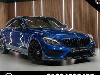 Used Mercedes C220 AMG Line Premium 170 HP (125 kW) 2018 Blue Sedan