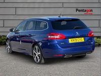 Used Peugeot 308 SW GT-line 128 HP (94 kW) 2019 Blue Estate