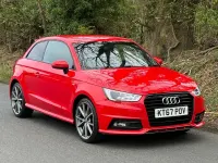 Used Audi A1 Black Edition 150 HP (110 kW) 2018 Red Hatchback