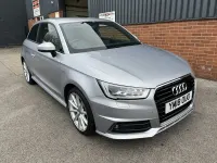 Begagnad Audi A1 S-Line 125 HK (91 kW) 2018 Silver Halvkombi