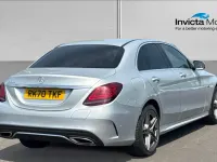 Used Mercedes C300e AMG line 320 HP (235 kW) 2020 Silver Sedan