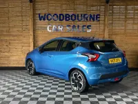 Used Nissan Micra Acenta 92 HP (67 kW) 2021 Blue Hatchback