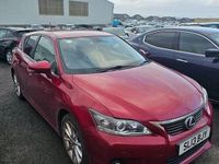 Used Lexus CT200h Luxury Line 2013 Red Hatchback