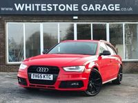Used Audi A4 Black Edition 150 HP (110 kW) 2015 Red Estate