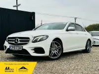 Used Mercedes E200 AMG line 150 HP (110 kW) 2018 White Sedan