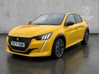 Used Peugeot e-208 Premium 100 kW (136 HP) 2022 Yellow Hatchback