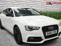 Used Audi A5 Sportback Black Edition 190 HP (139 kW) 2015 White Hatchback