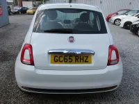 Used Fiat 500 Pop 69 HP (50 kW) 2016 White Hatchback