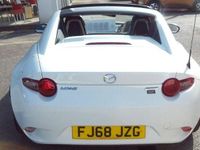 Used Mazda MX5 160 HP (117 kW) 2018 White Cabriolet