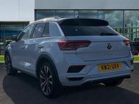 Used VW T-Roc R-line 150 HP (110 kW) 2021 White silver SUV