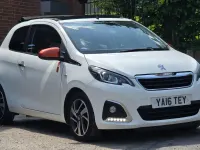 Used Peugeot 108 Roland Garros 82 HP (60 kW) 2016 White Hatchback
