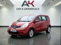 Used Nissan Note Acenta 88 HP (64 kW) 2010 Red Hatchback