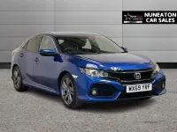 Used Honda Civic SR 126 HP (92 kW) 2019 Blue Hatchback
