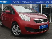 Used Kia Venga 89 HP (65 kW) 2013 Red Hatchback
