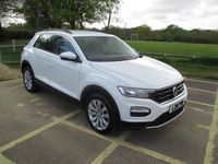 Used VW T-Roc SE 115 HP (84 kW) 2019 White SUV