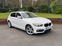 Used BMW 118 Sport Line 2017 White Hatchback