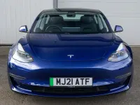 Used Tesla Model 3 Long Range AWD 366 kW (498 HP) 2021 Blue Sedan