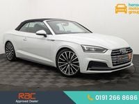 Used Audi A5 Cabriolet S-Line 190 HP (139 kW) 2018 White Cabriolet