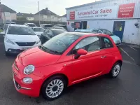 Used Fiat 500 Lounge 69 HP (50 kW) 2019 Red Hatchback
